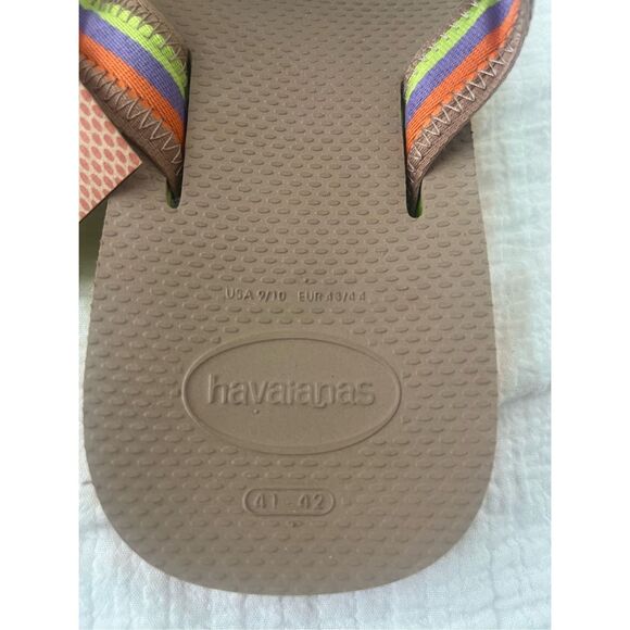Havaianas Men's Urban Fusion II Sandal - Rose Gold Size 9/10 NEW NWT - Picture 3 of 5